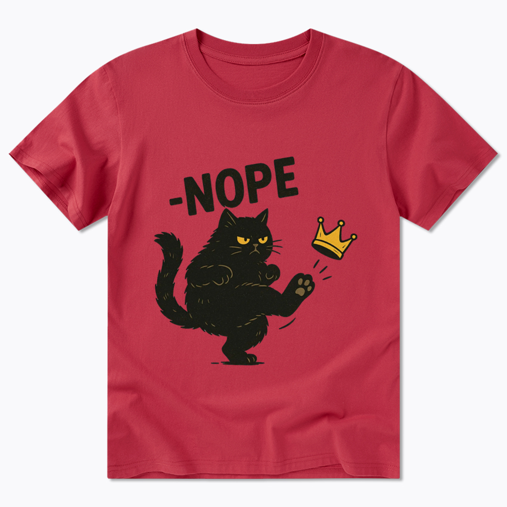 No Kings in America Black Cat Classic T-Shirt