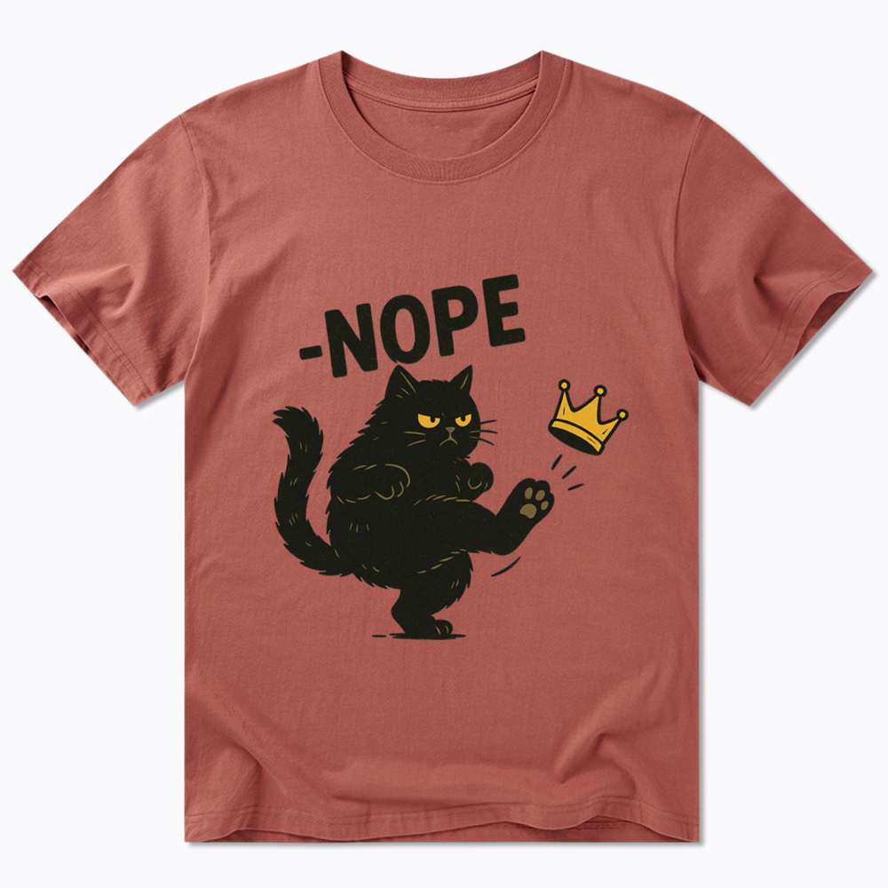 No Kings in America Black Cat Classic T-Shirt
