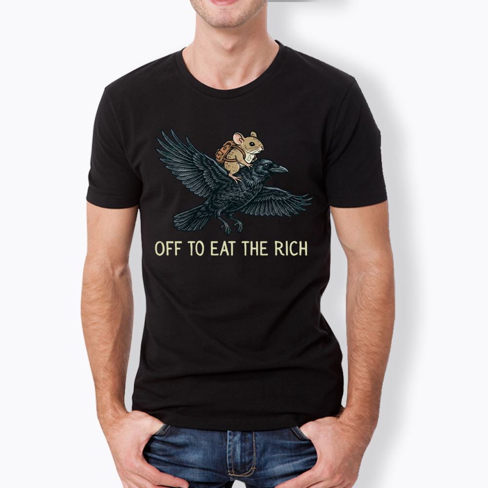 Boho Political Crow Classic T-Shirt
