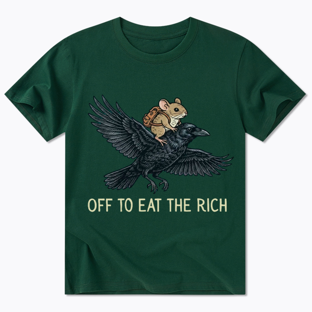 Boho Political Crow Classic T-Shirt