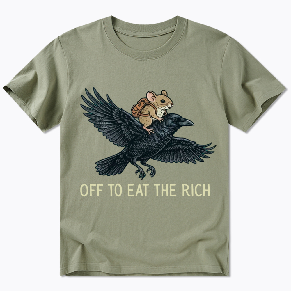Boho Political Crow Classic T-Shirt