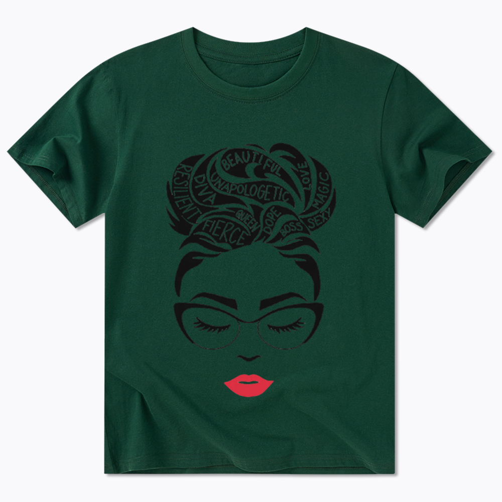 Black Queen Afro Woman Empowerment Classic T-Shirt