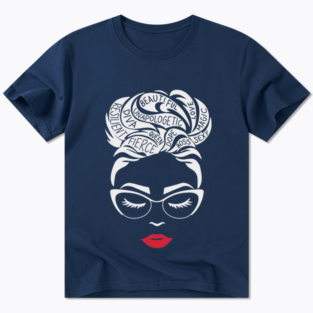 Black Queen Afro Woman Empowerment Classic T-Shirt