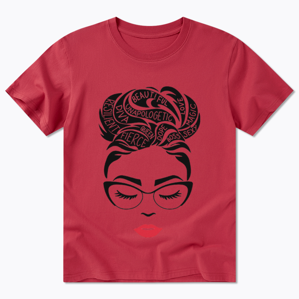 Black Queen Afro Woman Empowerment Classic T-Shirt