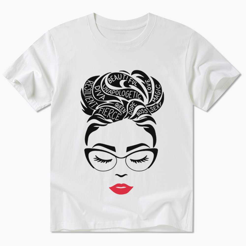 Black Queen Afro Woman Empowerment Classic T-Shirt