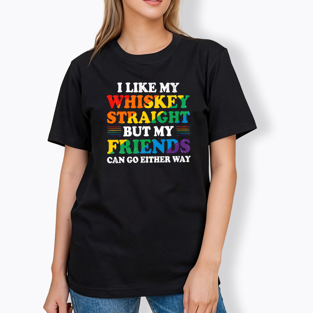 I Like My Whiskey Straight Classic T-Shirt