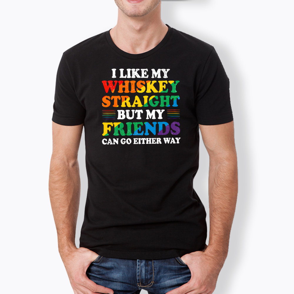I Like My Whiskey Straight Classic T-Shirt