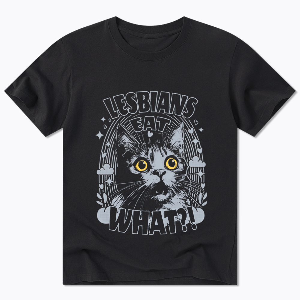 Cat LGBTQ Lesbians Eat What Classic T-Shirt