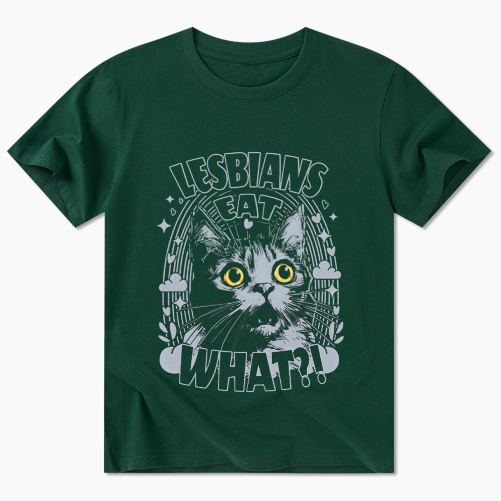 Cat LGBTQ Lesbians Eat What Classic T-Shirt