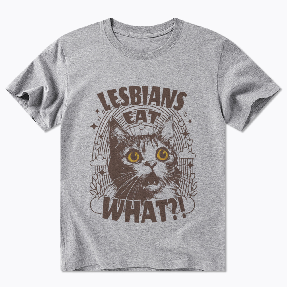 Cat LGBTQ Lesbians Eat What Classic T-Shirt