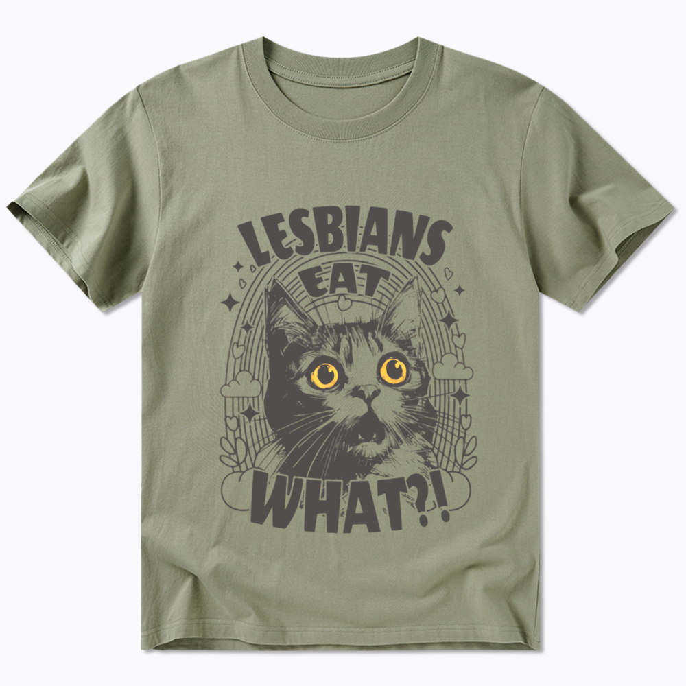 Cat LGBTQ Lesbians Eat What Classic T-Shirt