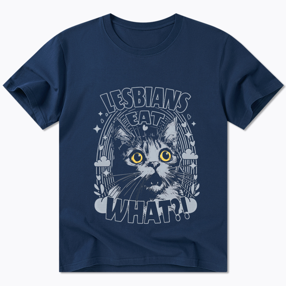 Cat LGBTQ Lesbians Eat What Classic T-Shirt