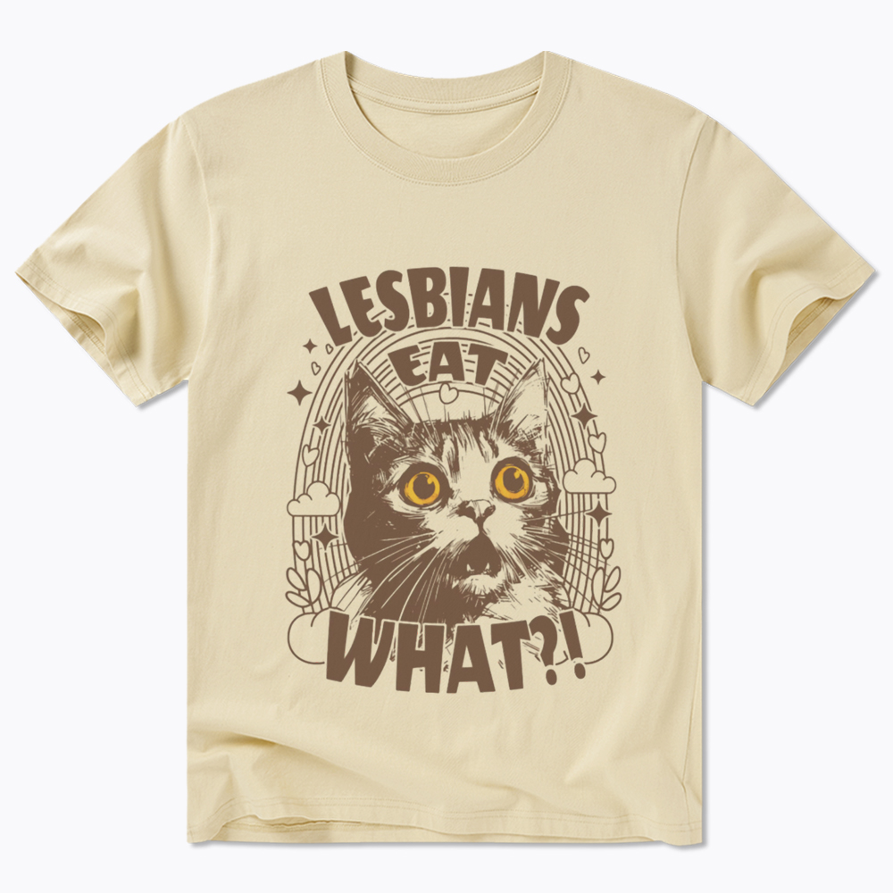 Cat LGBTQ Lesbians Eat What Classic T-Shirt