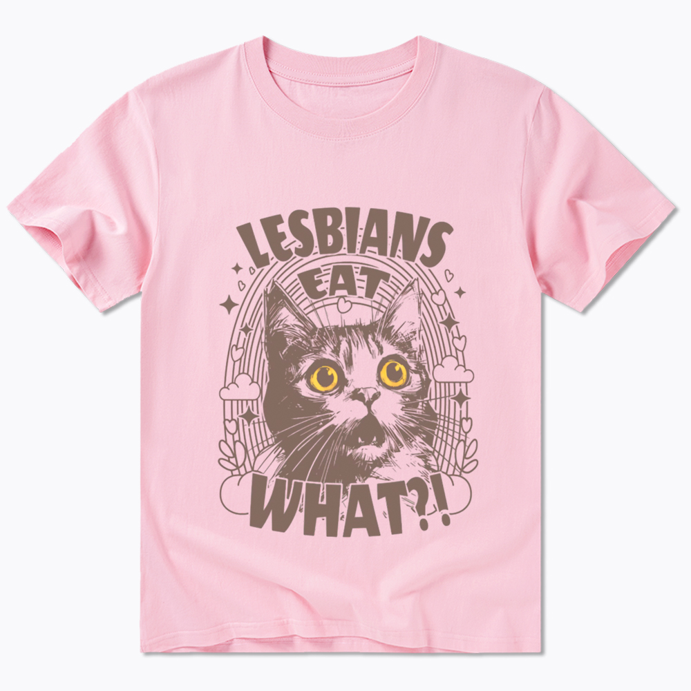Cat LGBTQ Lesbians Eat What Classic T-Shirt