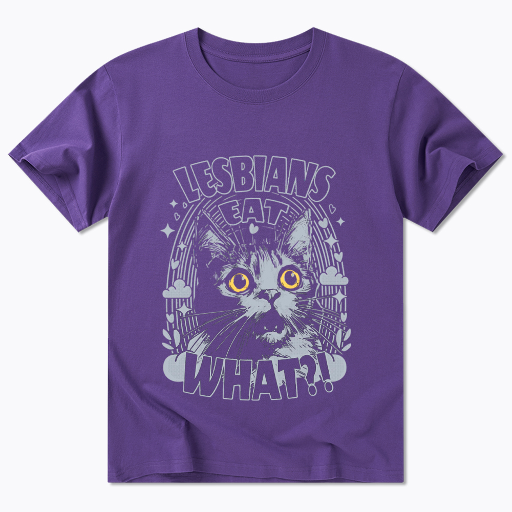 Cat LGBTQ Lesbians Eat What Classic T-Shirt