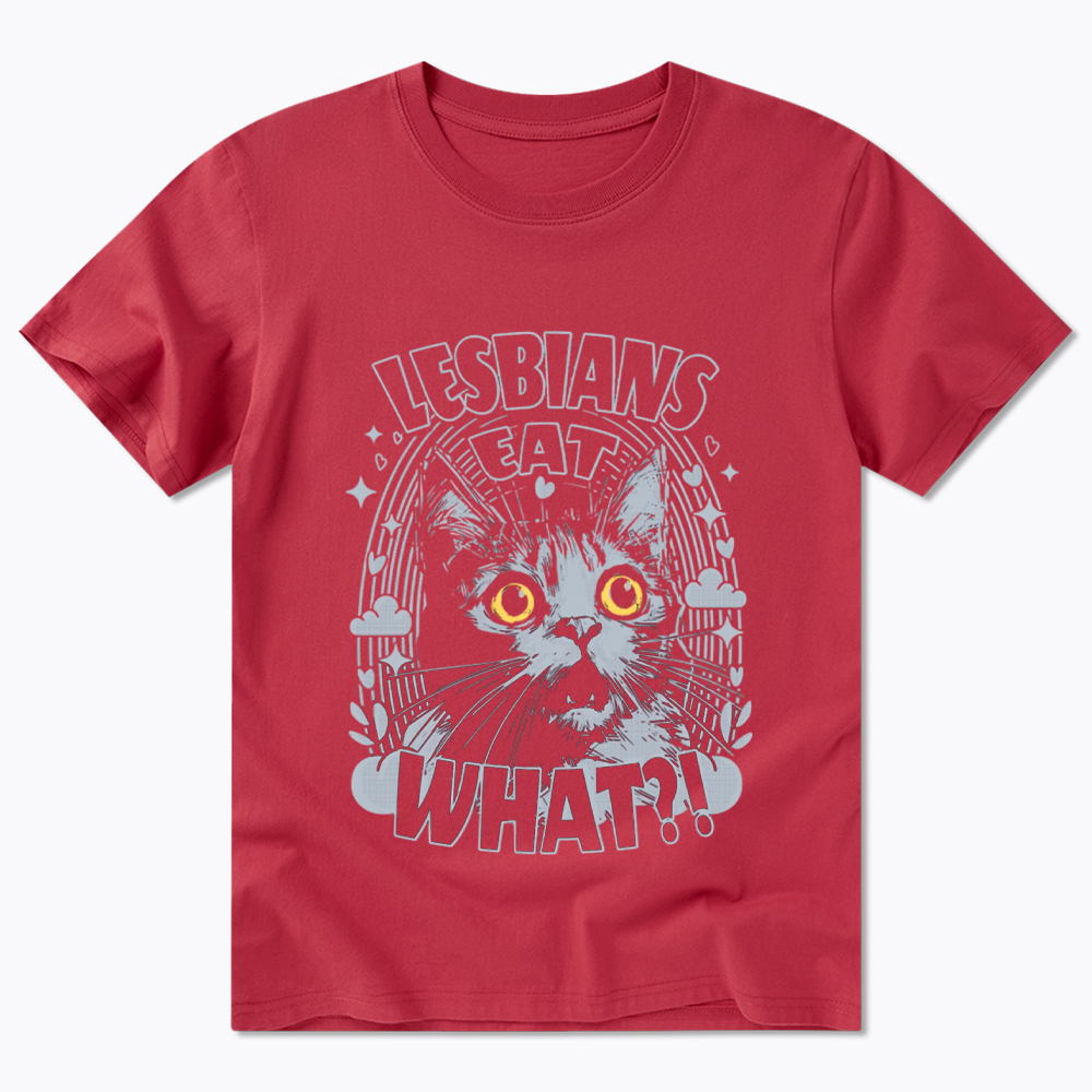 Cat LGBTQ Lesbians Eat What Classic T-Shirt