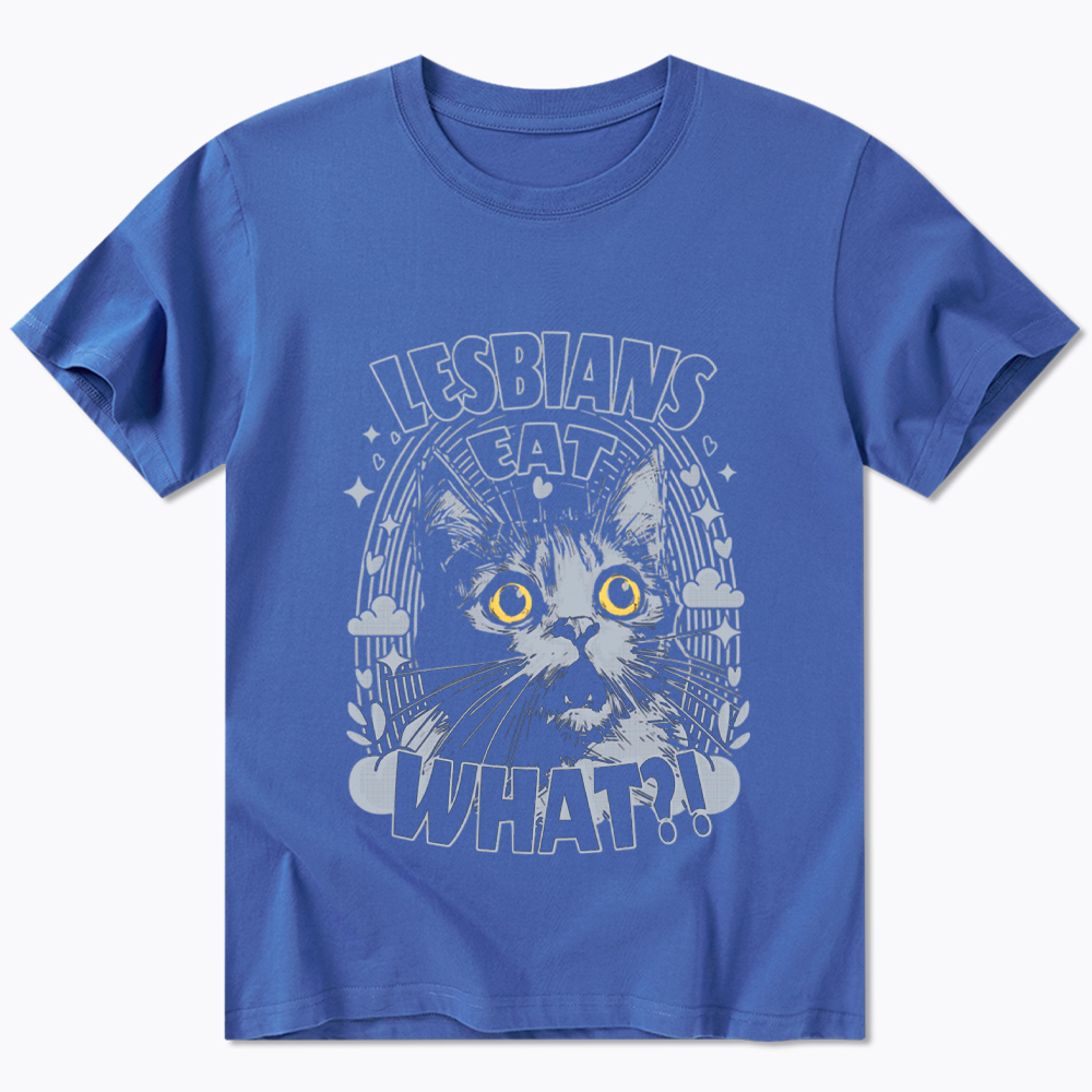 Cat LGBTQ Lesbians Eat What Classic T-Shirt