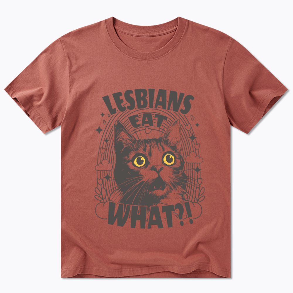 Cat LGBTQ Lesbians Eat What Classic T-Shirt