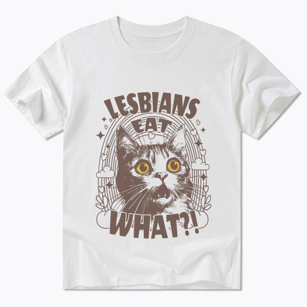Cat LGBTQ Lesbians Eat What Classic T-Shirt
