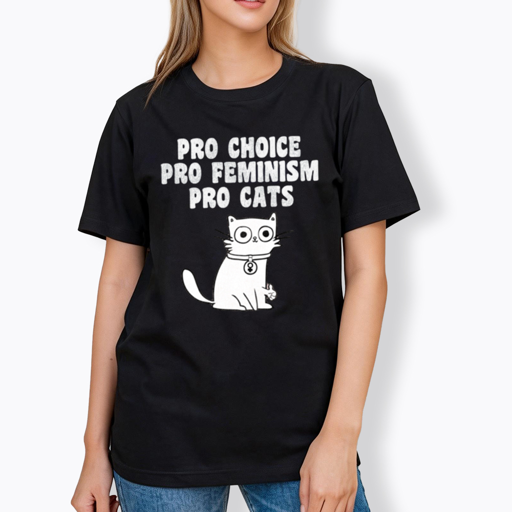 Pro Choice Pro Feminism Pro Cats Classic T-Shirt
