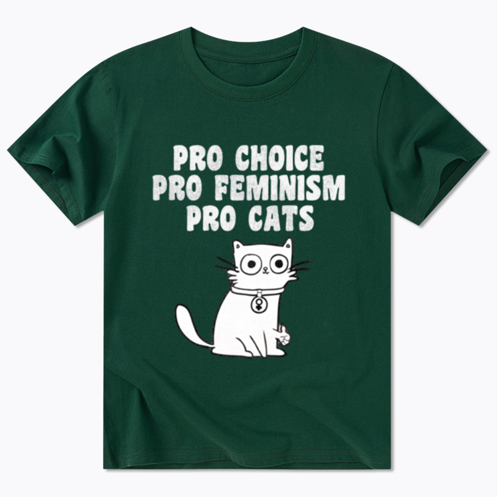 Pro Choice Pro Feminism Pro Cats Classic T-Shirt