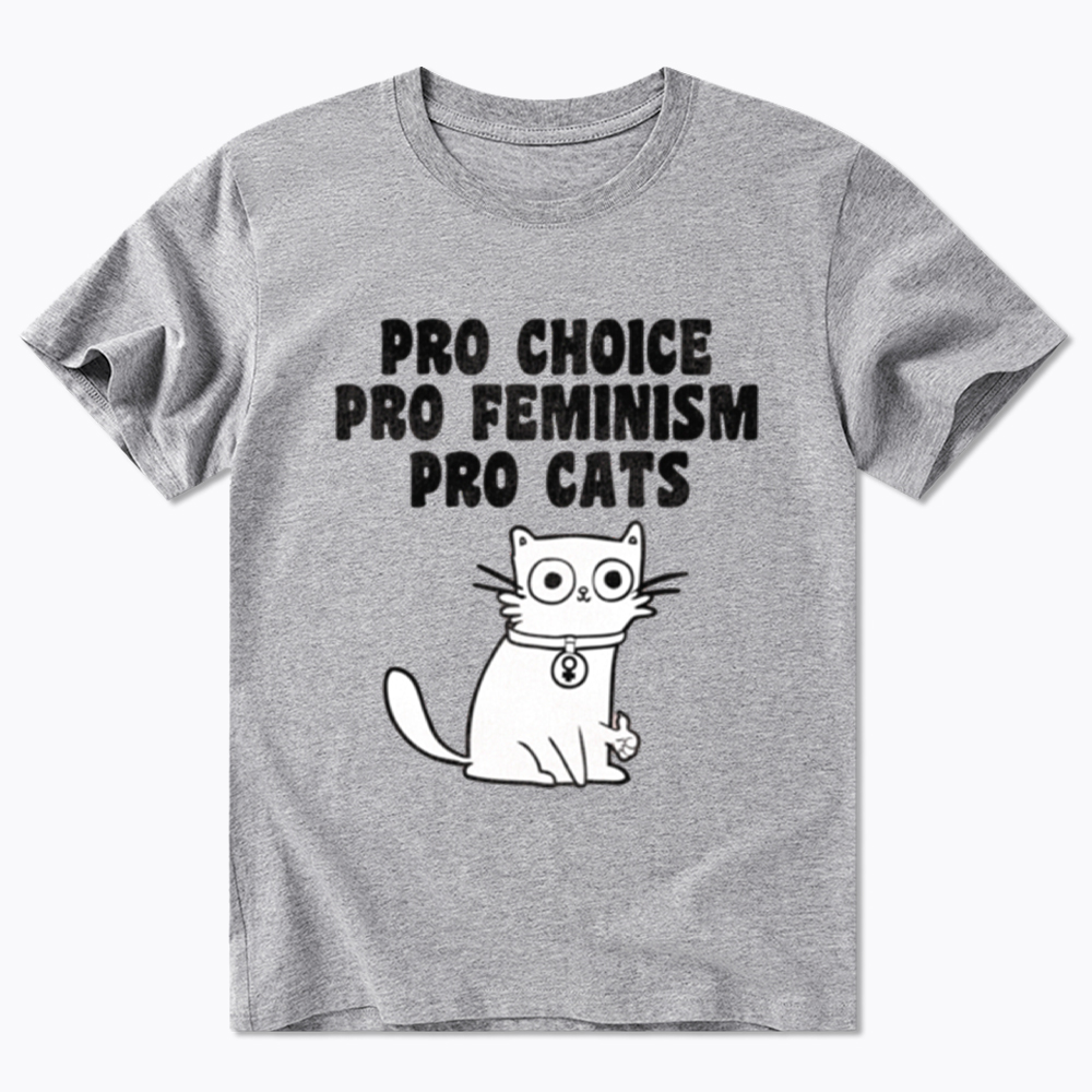 Pro Choice Pro Feminism Pro Cats Classic T-Shirt