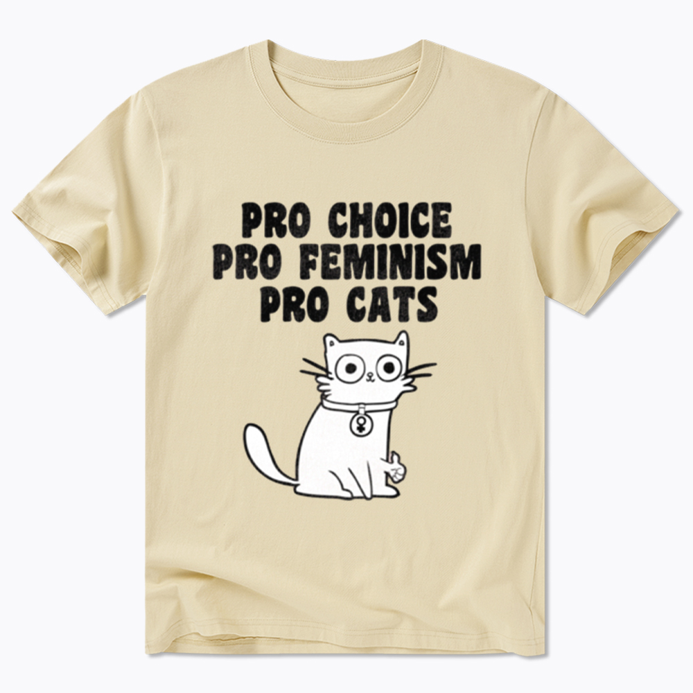 Pro Choice Pro Feminism Pro Cats Classic T-Shirt