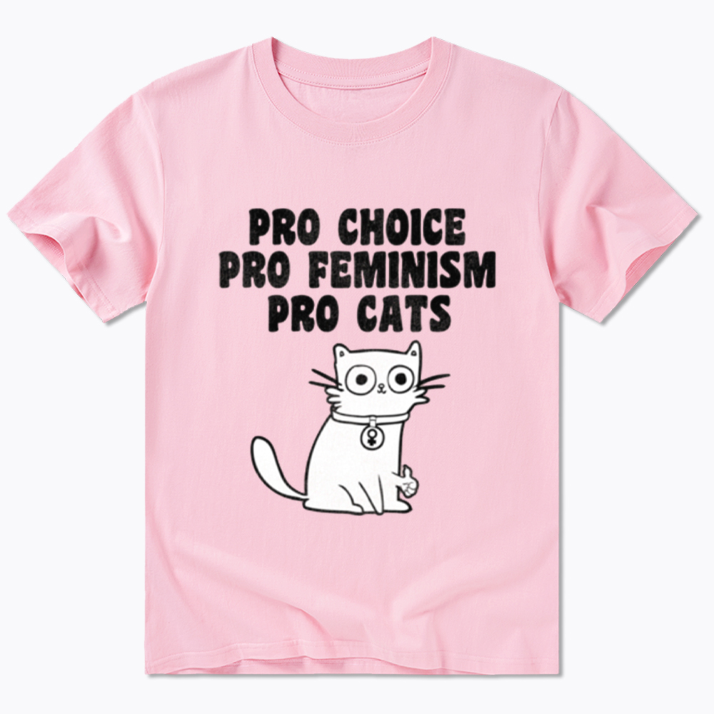 Pro Choice Pro Feminism Pro Cats Classic T-Shirt