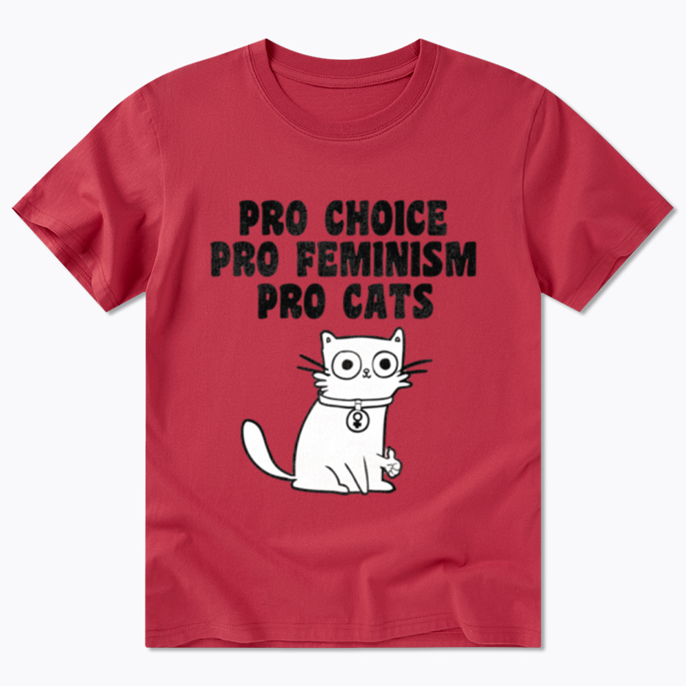 Pro Choice Pro Feminism Pro Cats Classic T-Shirt