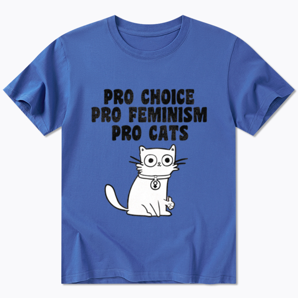 Pro Choice Pro Feminism Pro Cats Classic T-Shirt
