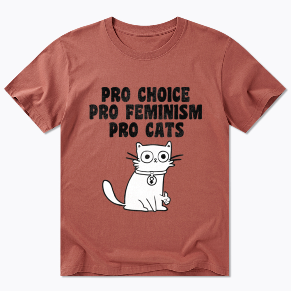 Pro Choice Pro Feminism Pro Cats Classic T-Shirt