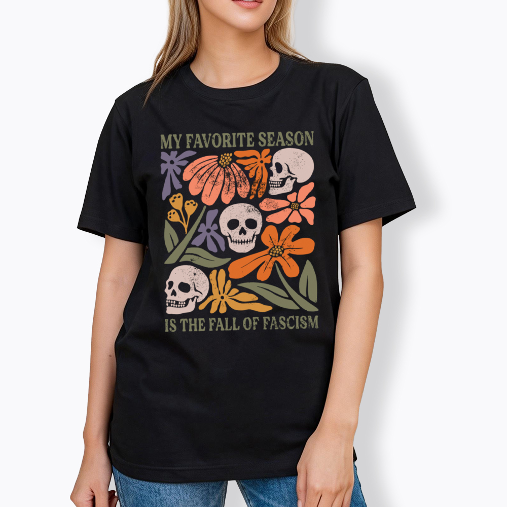 My Favorite Season Floral Skull Classic T-Shirt