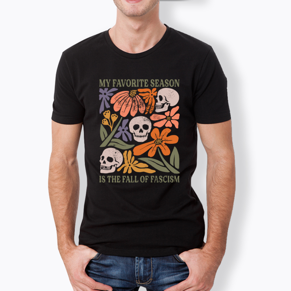My Favorite Season Floral Skull Classic T-Shirt