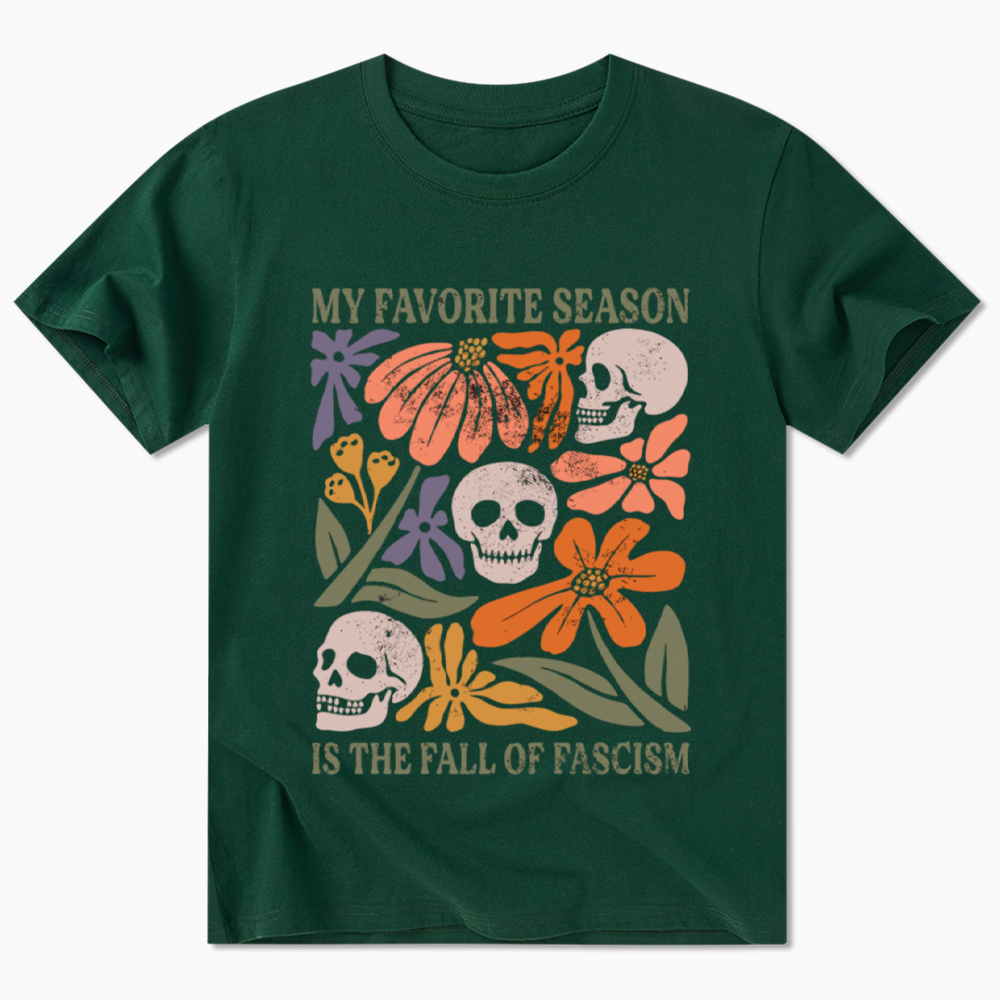My Favorite Season Floral Skull Classic T-Shirt