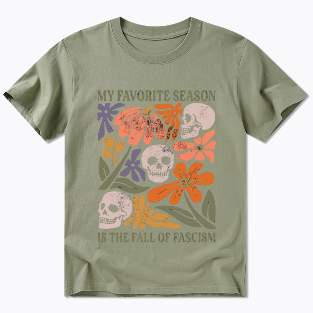 My Favorite Season Floral Skull Classic T-Shirt
