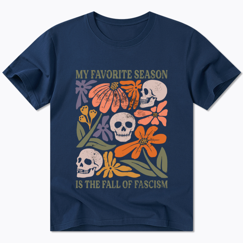 My Favorite Season Floral Skull Classic T-Shirt