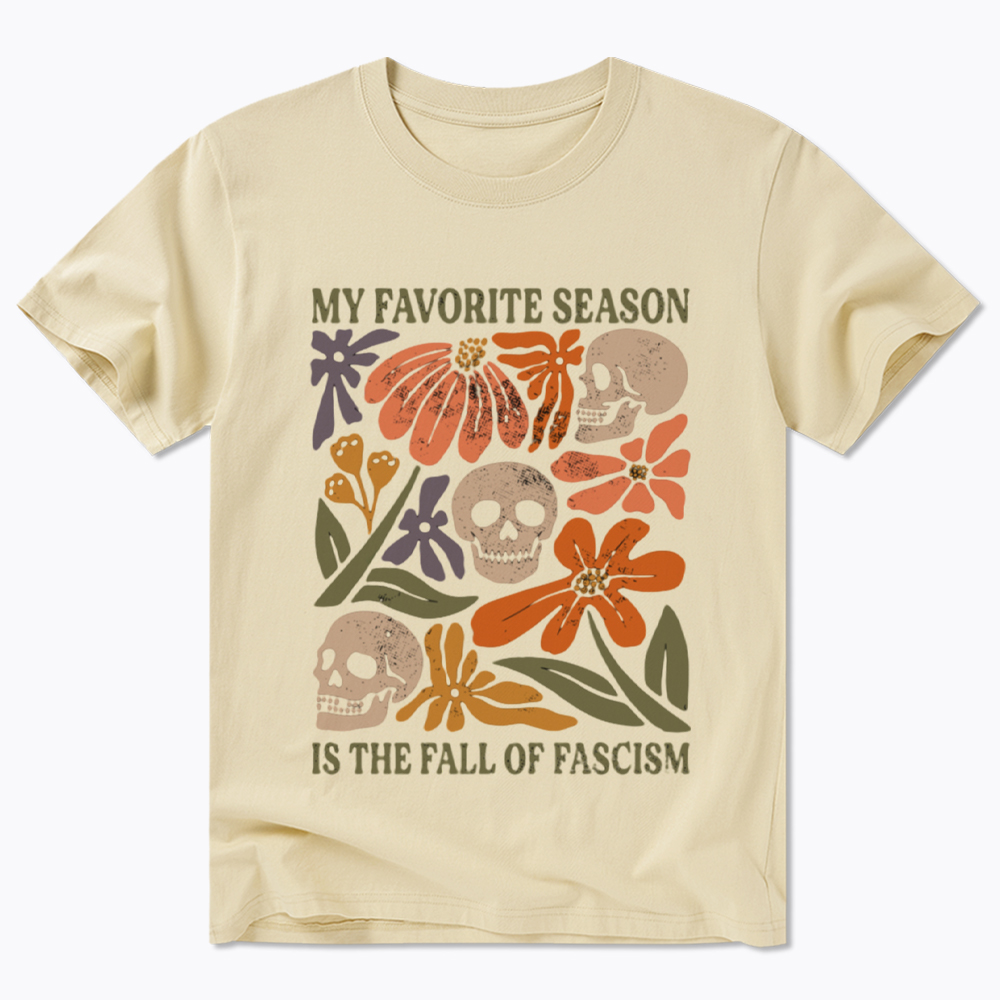 My Favorite Season Floral Skull Classic T-Shirt