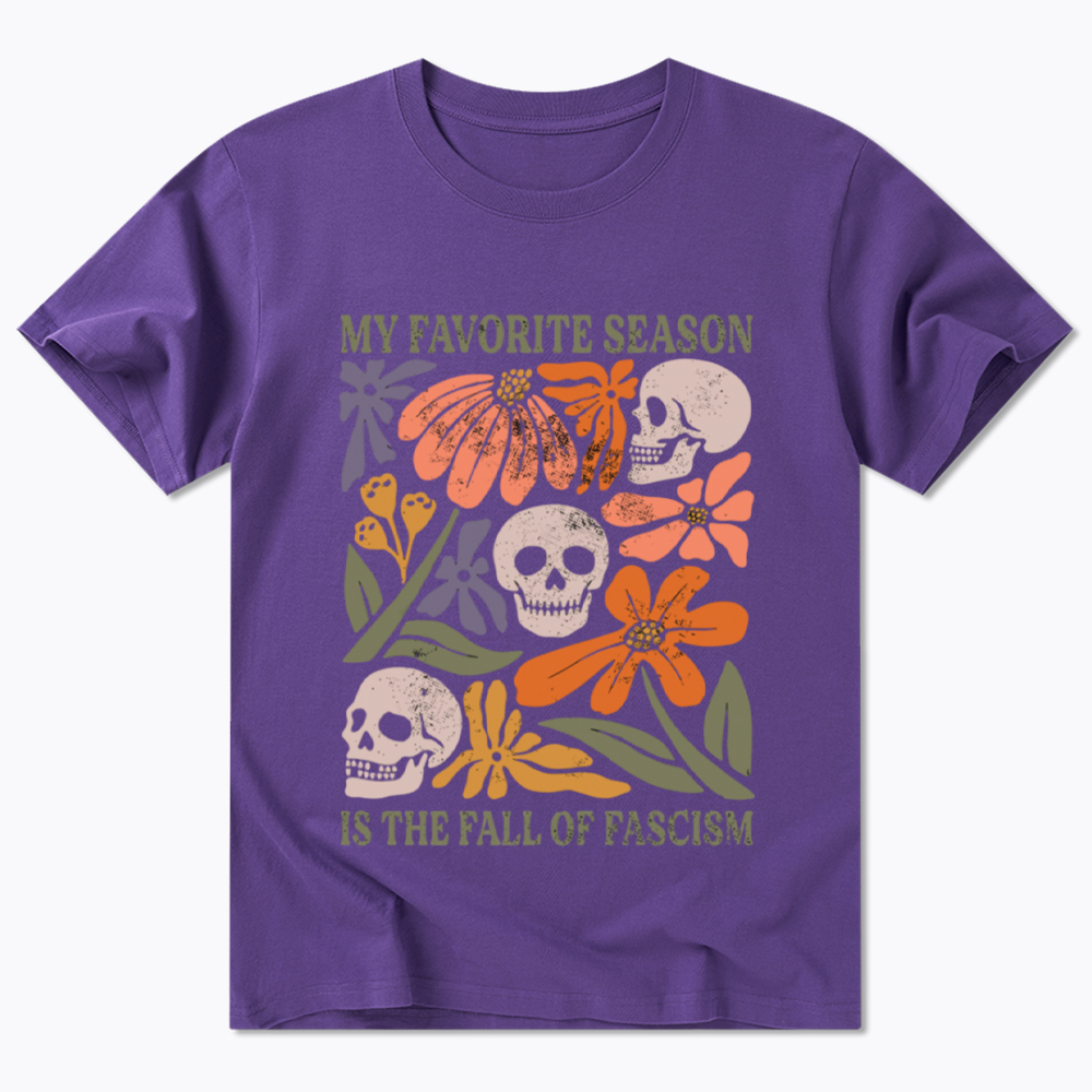 My Favorite Season Floral Skull Classic T-Shirt