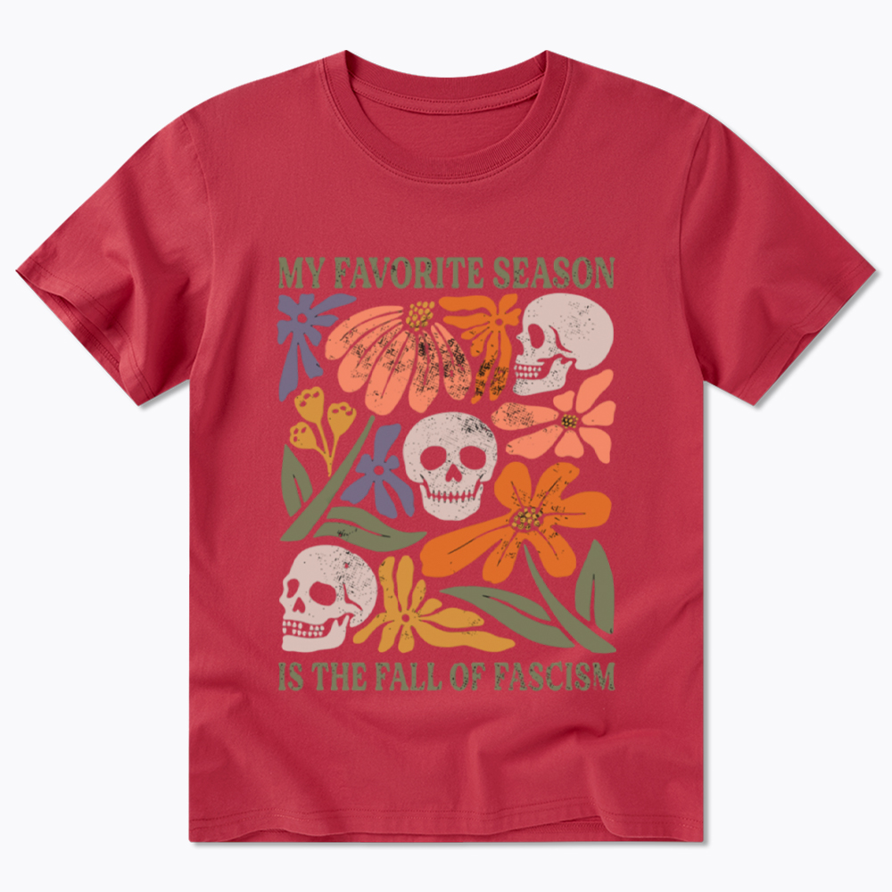 My Favorite Season Floral Skull Classic T-Shirt