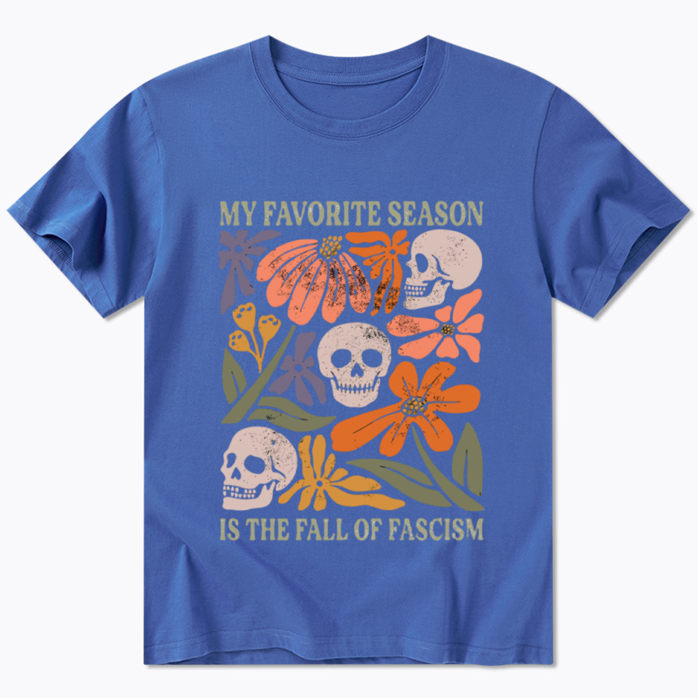 My Favorite Season Floral Skull Classic T-Shirt