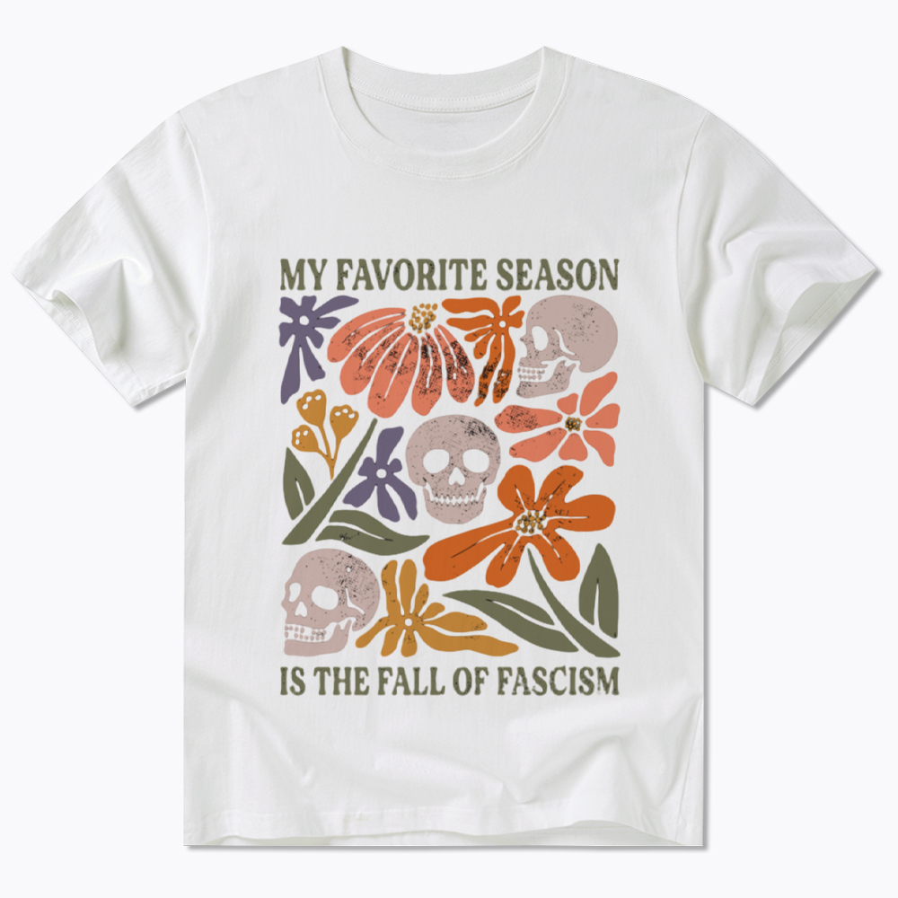 My Favorite Season Floral Skull Classic T-Shirt