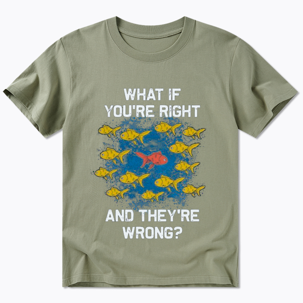 What If You're Right They're Wrong Classic T-Shirt