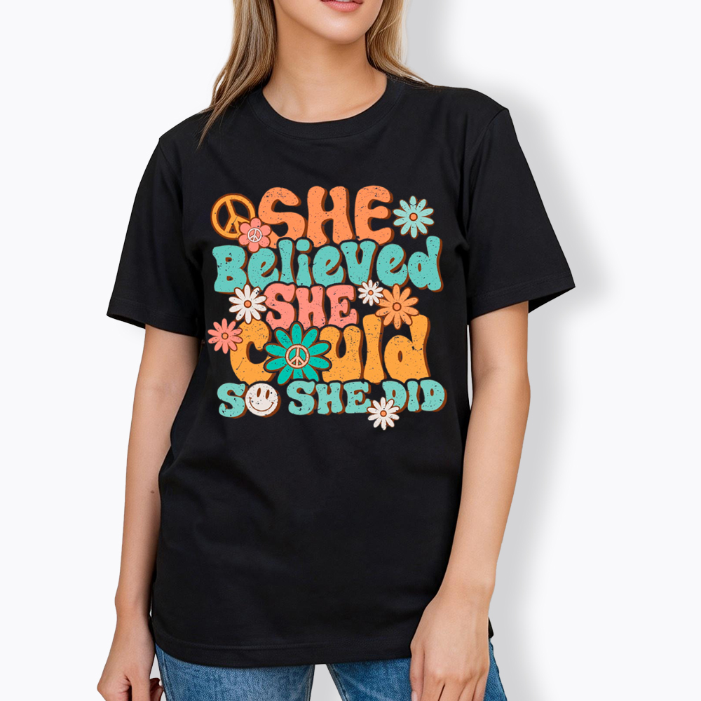 She Believed She Could So She Did Classic T-Shirt