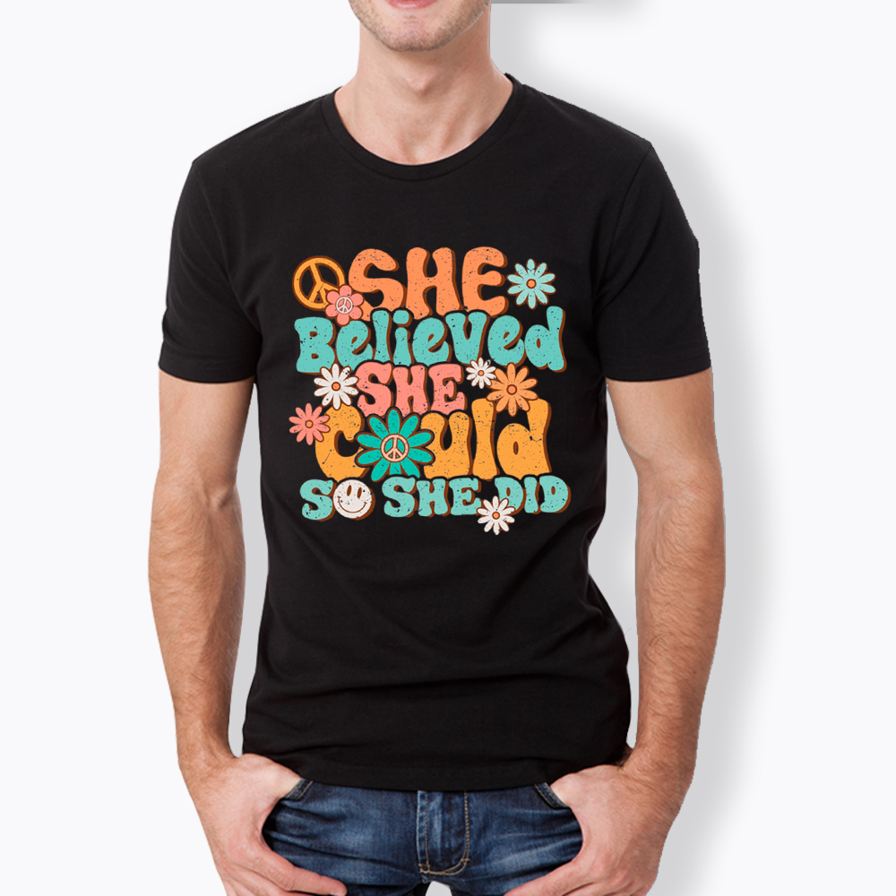 She Believed She Could So She Did Classic T-Shirt