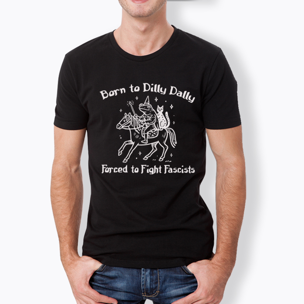 Born to Dilly Dally Funny Medieval Frog Classic T-Shirt