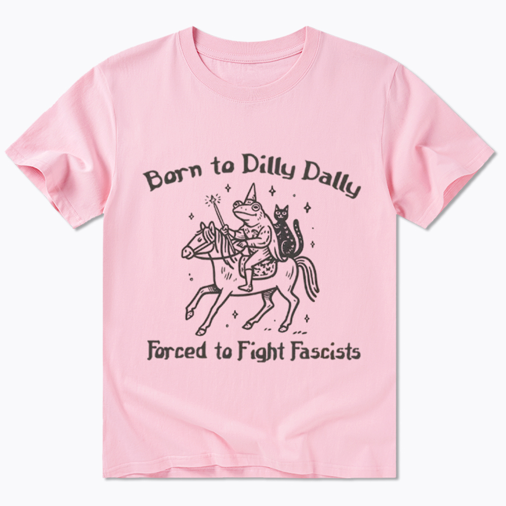 Born to Dilly Dally Funny Medieval Frog Classic T-Shirt