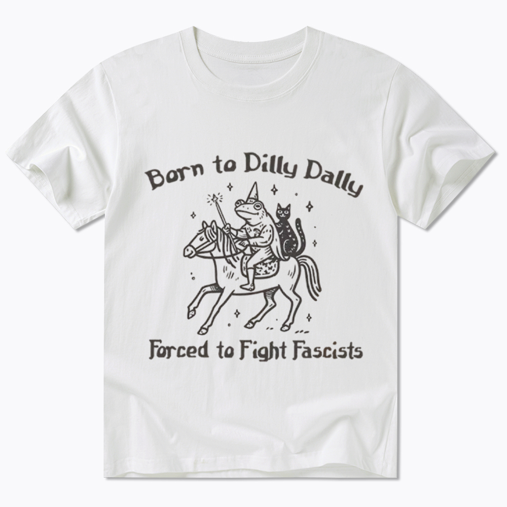 Born to Dilly Dally Funny Medieval Frog Classic T-Shirt