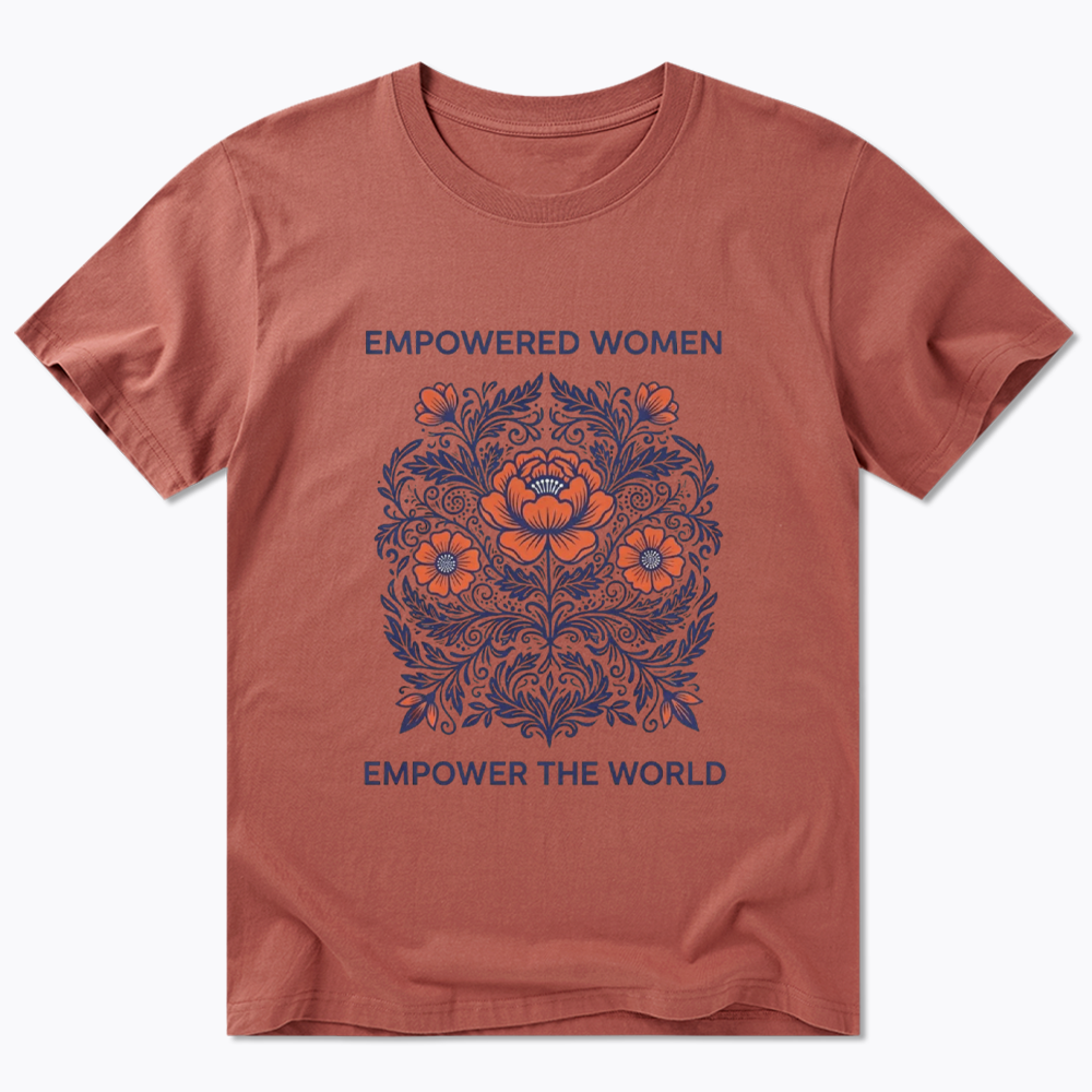 Empowered Women Floral Graphic Classic T-Shirt