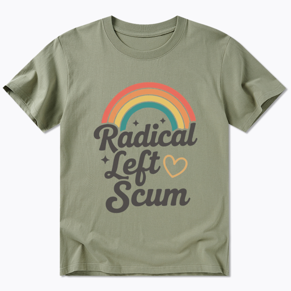 Retro Radical Left Scum Classic T-Shirt