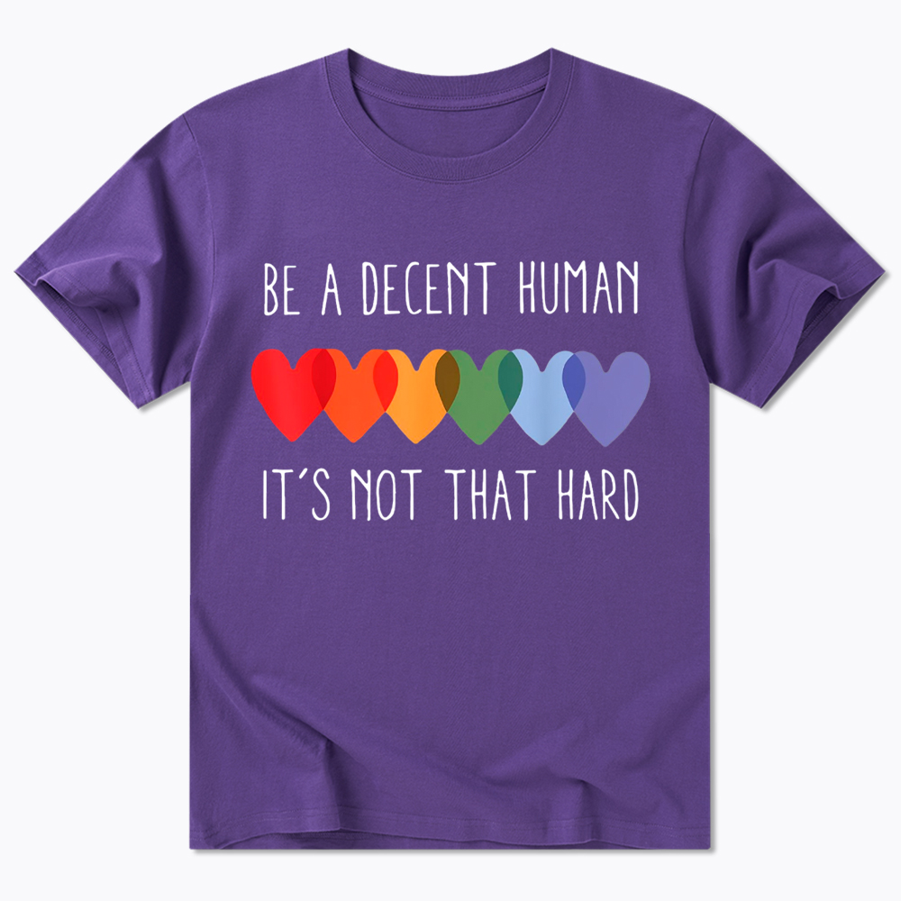 Be a Decent Human It's Not That Hard Classic T-Shirt